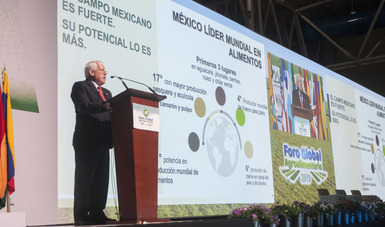 Convoca titular de Agricultura a reducir asimetrías en el sector agroalimentario mexicano, sin perder competitividad