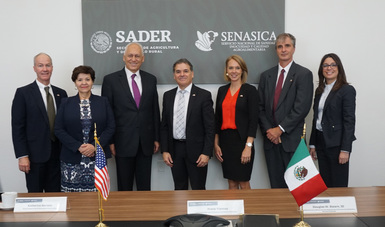 Acuerdan México y Estados Unidos cooperación técnica para fortalecer la inocuidad alimentaria